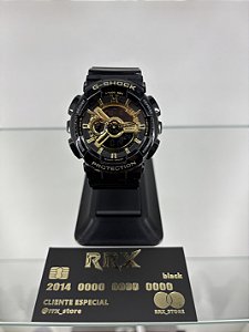 G-SHOCK GA-110 Preto com dourado