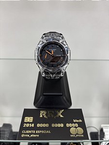 G-SHOCK GMA-2100 PRETO com Ponteiro Laranja