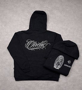 Moletom Chronic Preto Bordado