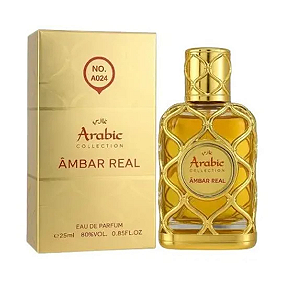 Perfume Arabic Âmbar Real A024 - Unissex 25ml