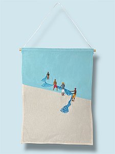 Flâmula Bordada Pescadores
