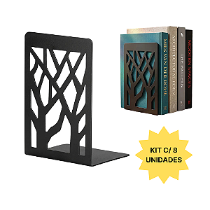 Suporte Organizador de Livros - Kit C/ 8 Peças