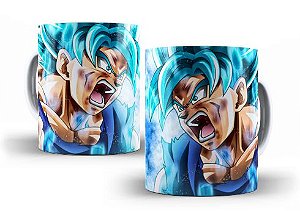 Caneca Polímero Dragon Ball Vegeta Personalizada