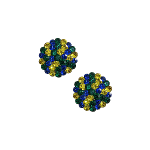 Brinco Redondo Brasil Copa Verde, Amarelo e Azul BF569