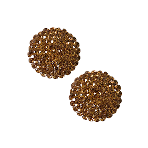 Brinco Redondo Grande Dourado BF559