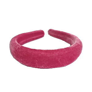 Tiara Média Alta Simples Pink - T409