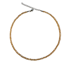 Gargantilha Cristais Dourados - CL201