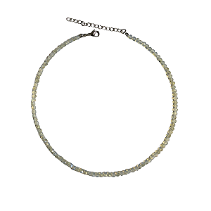 Gargantilha Cristais Off White - CL327