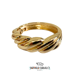 Bracelete Torcido Dourado- PS402DOURADO