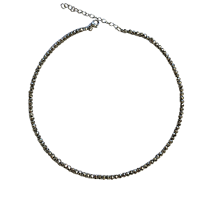 Gargantilha Cristais Hematite Clara CL413