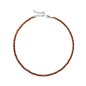 Choker Gargantilha de Cristais Caramelo
