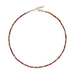 Choker de Pedras Naturais Marrom com Nude CL614