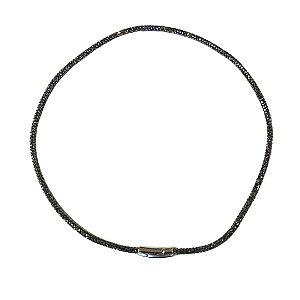 Colar Hematite com Fecho de Imã CL724