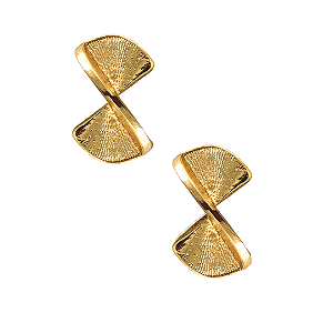 Brinco Dourado 3D BF1248