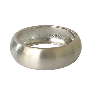 Bracelete Arredondado Fosco Prata 767P