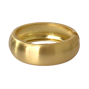Bracelete Arredondado Fosco Dourado 766P