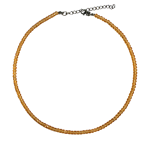 Choker de Cristais Laranja Candy CL750