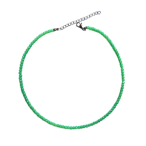 Choker de Cristais Verde Hortelã Claro CL780