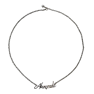 Colar Aço Prata Abençoada CL480