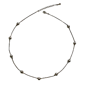 Colar de Prata com Bolinhas CL819
