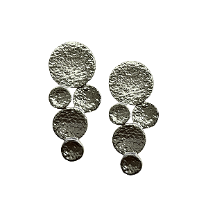 Brinco Grande de Círculos Prata BG2218