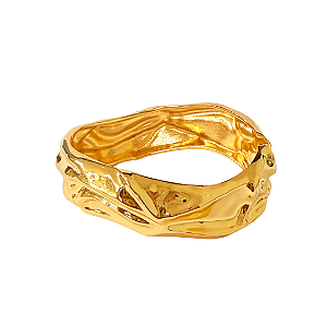 Bracelete de Metal Orgânico Daniela Curvelo