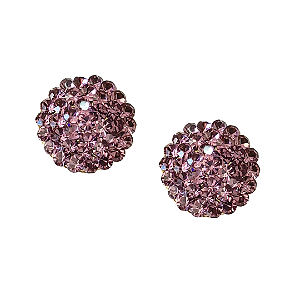 Brinco Pequeno Redondo Lilás BF363