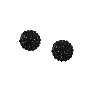 Brinco Pequeno Redondo Preto - BF374PO