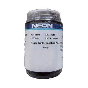 Ácido Tricloroacético PA 100g Neon
