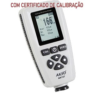 Medidor de Espessura de Camada com Certificação Rastreável Akso