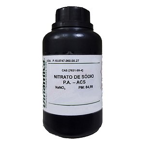 Nitrato De Sodio Pa 500gr Dinâmica