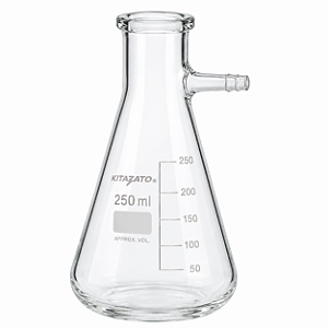 Frasco Kitazato Graduado 250ml Boro 3.3 Com Saída Superior Precision