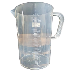 Jarra 2000ml Em PP Com Alça Graduada Alto relevo Ion