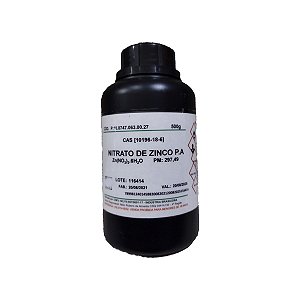 Nitrato De Zinco Pa 500g Dinâmica