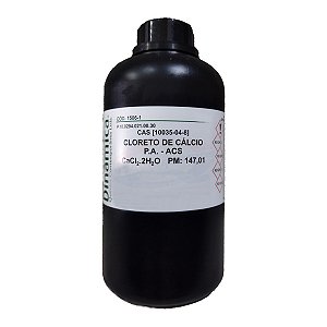 Cloreto De Cálcio Dihidratado PA ACS 1kg Dinamica