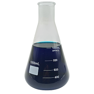 Erlenmeyer 1000ml Vidro Boro Boca Estreita Graduado