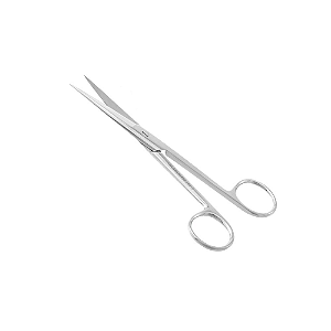 Tesoura Cirúrgica Fina Reta De 12cm Inox Cirúrgico Abc