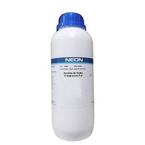 Acetato De Sódio (3H2O) PA 500g Neon