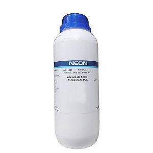 Acetato De Sódio (3H2O) P.A. 500g Neon