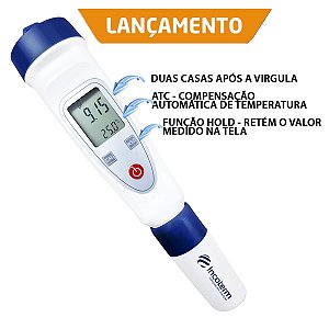 Medidor De Ph Digital Phmetro Profissional Incoterm