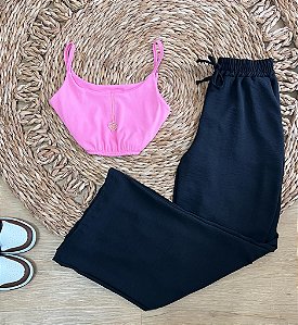 Calça Wide Comfort Preta