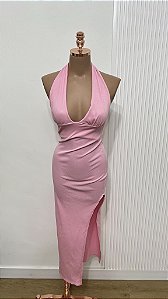 Vestido Rosa Fenda