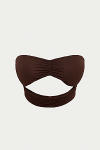 Top Tomara Que Caia Marrom