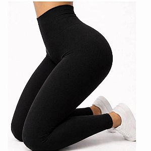 legging canelada preta