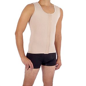 Corretor postural EMANA® masculino com abertura frotal e reforço nas costas
