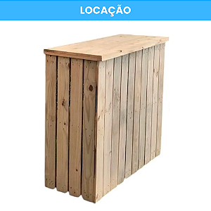 Locação Balcão De Pallet 120x40x102 Cm