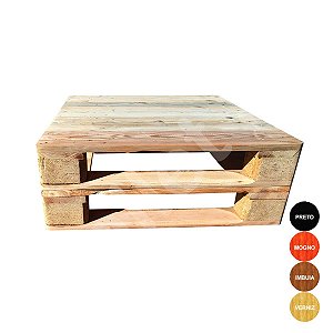 Mesa De Centro Pallet 80x80x30 Cm