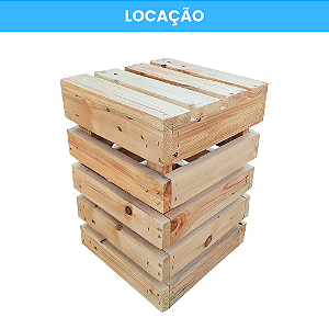 Locação Banco De Pallet 30x30x45 cm
