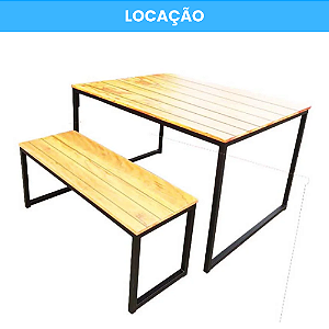 Locação Mesa Piquinique Industrial