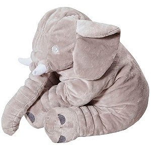 Almofada Elefante Cinza Buguinha - Bugababy -  BUP1778